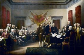 Declaration of Independence draft presented to Congress